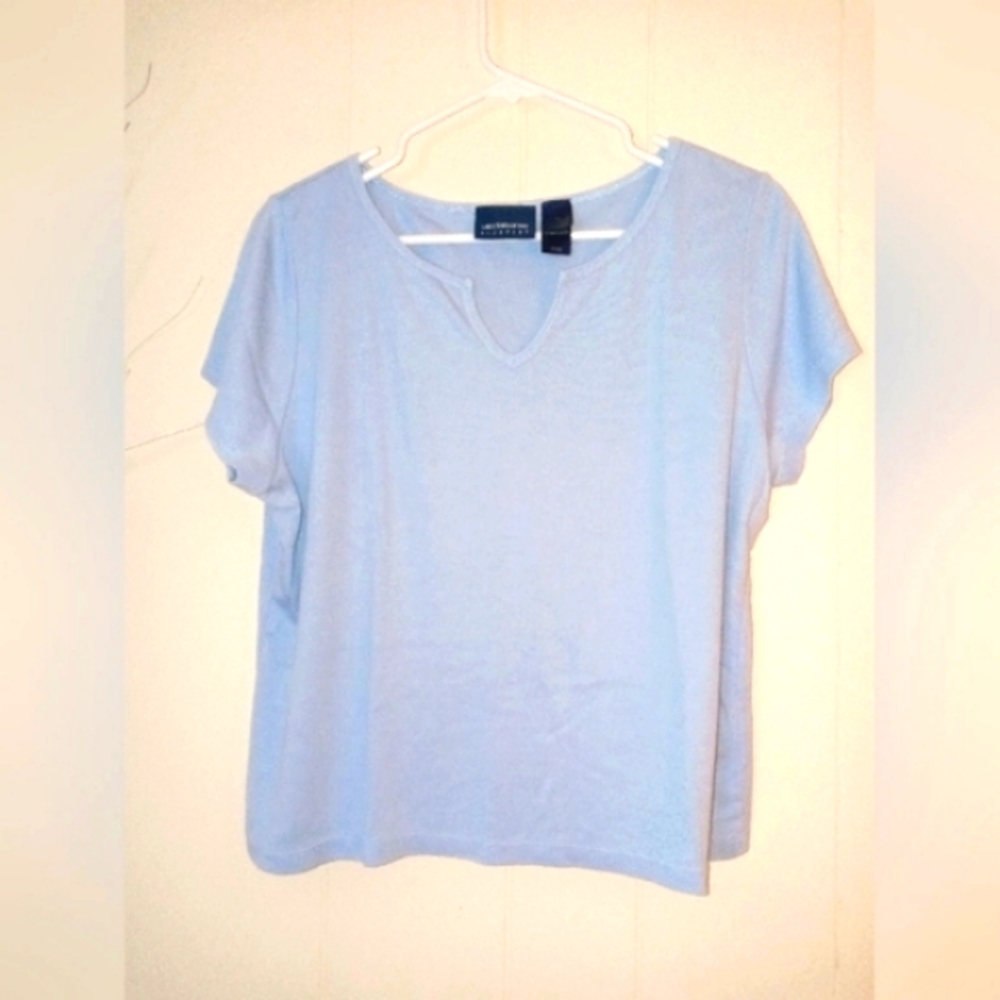 Liz Claiborne Lizsport top light blue size XL